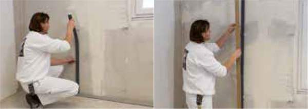 Schritt 5 & 6 Verarbeitungshinweis Aerogel Innenwärmedämmsystem AGITEC AG